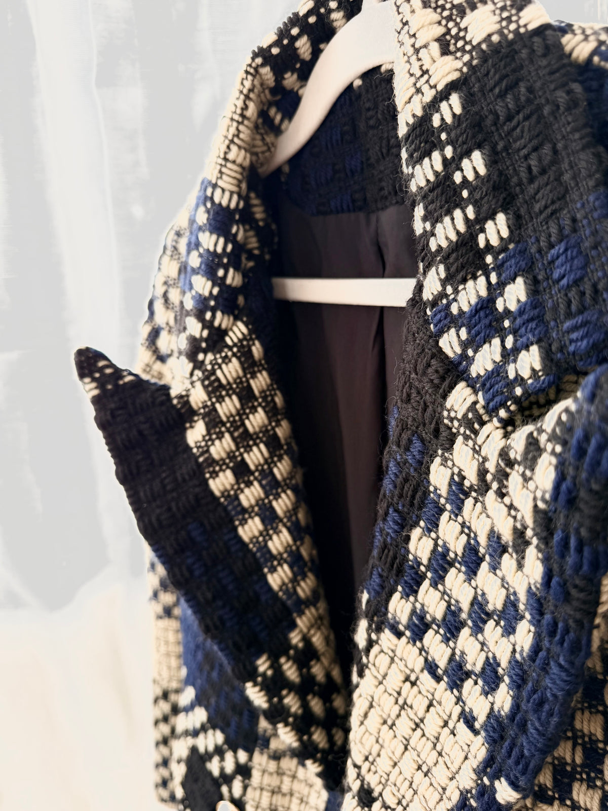 Klassisk checkad blazer