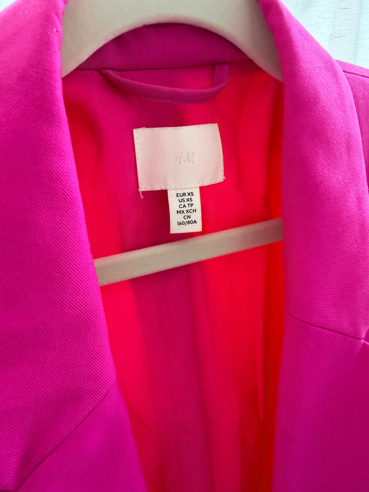 Oversize cerise kavaj