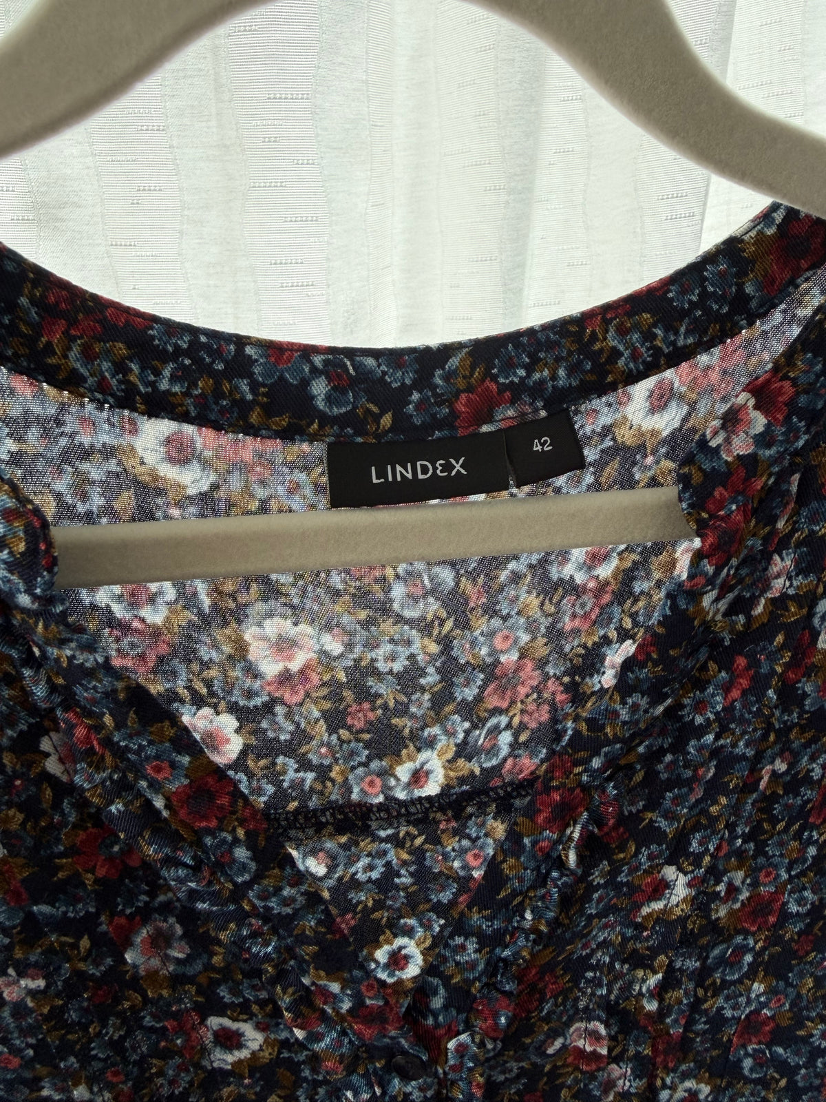 Lindex V-Ringad Blommig Klänning / Tunika