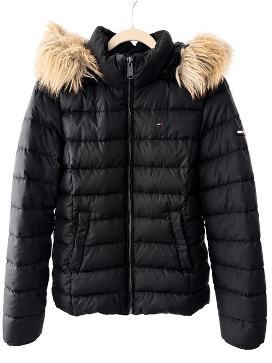Tommy Jeans Vinterjacka / Dunjacka med Pälshuva