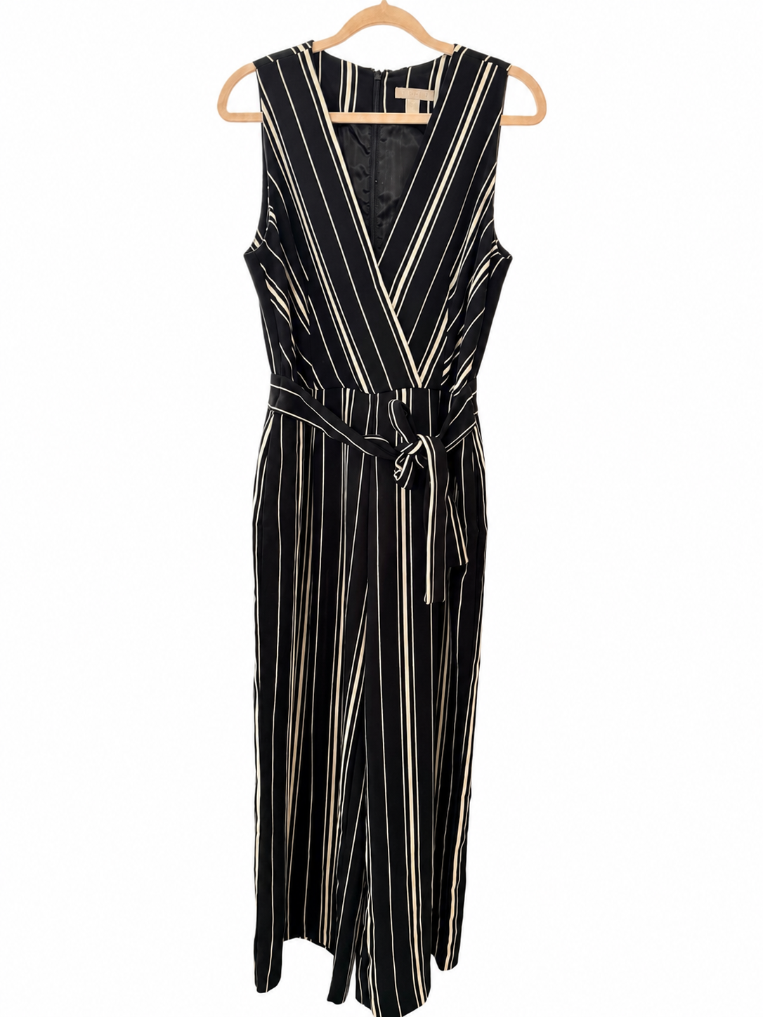 H&M Randig Jumpsuit med Omlott & Knytskärp