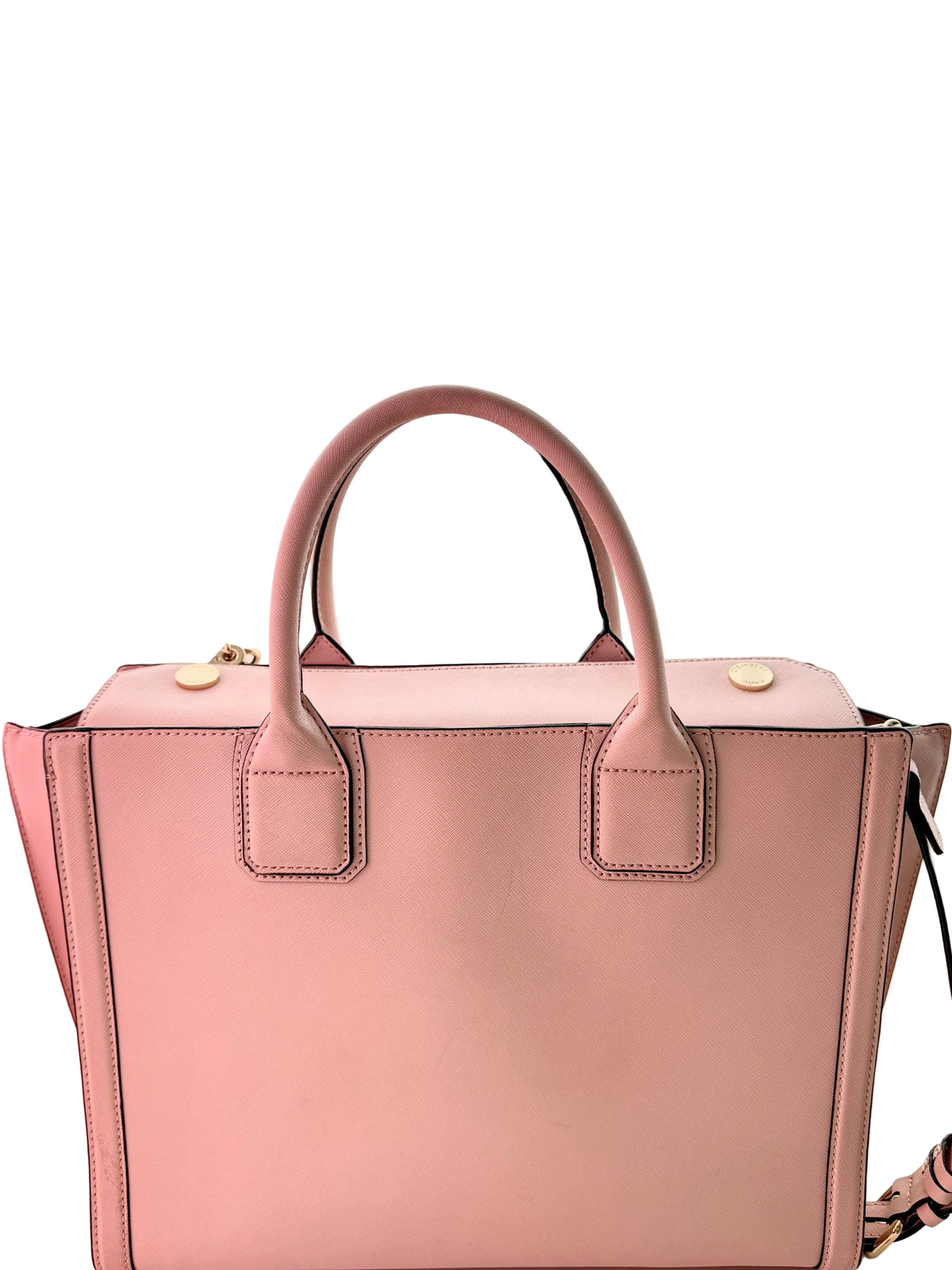 Karl Lagerfeld Pastellrosa Saffiano Tote