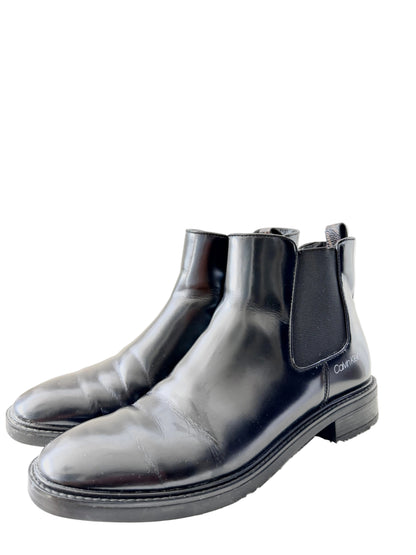Calvin Klein Chelsea Boots i Läder