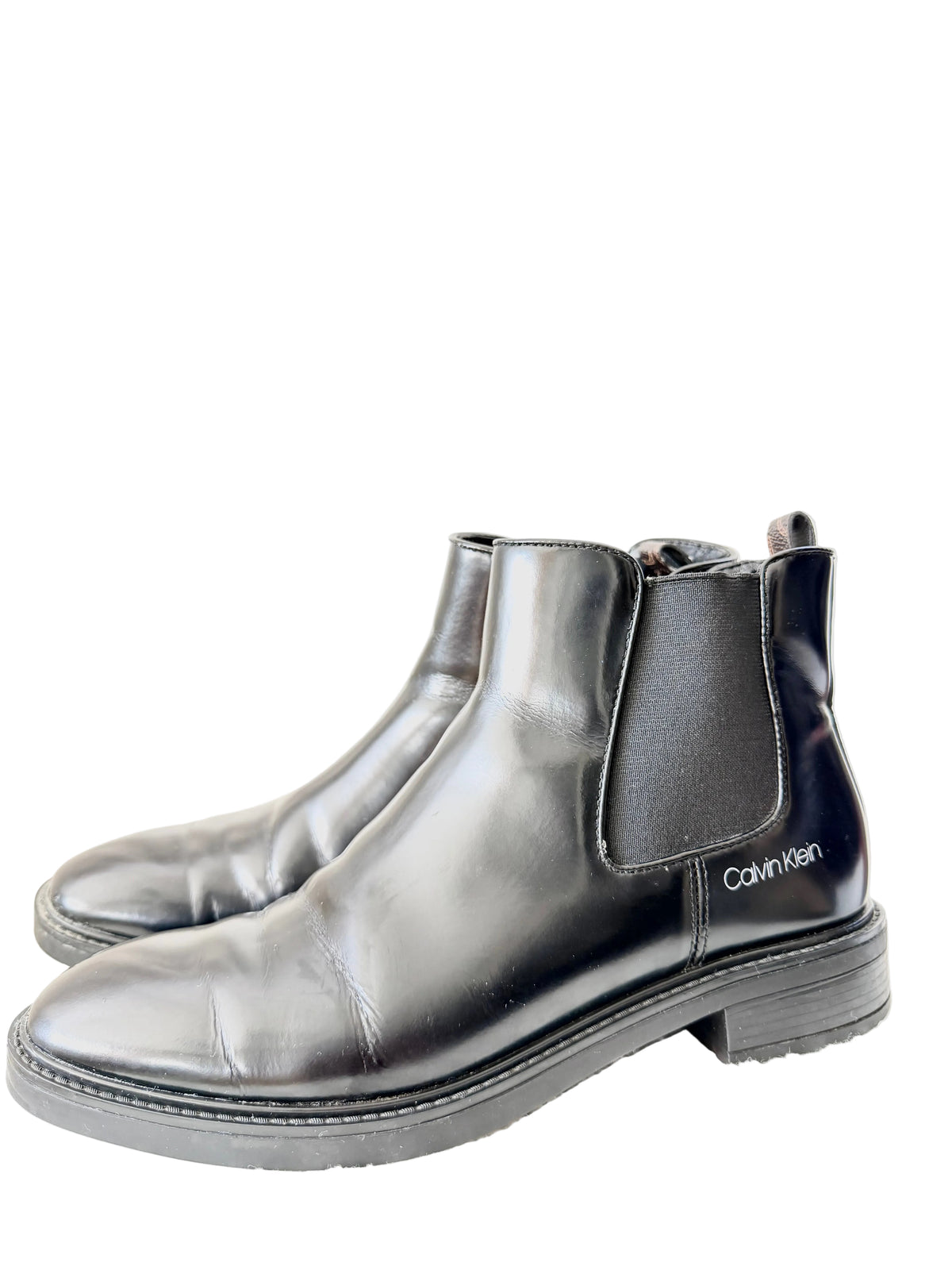 Calvin Klein Chelsea Boots i Läder