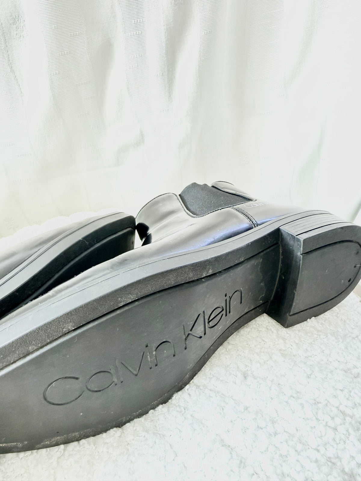 Calvin Klein Chelsea Boots i Läder
