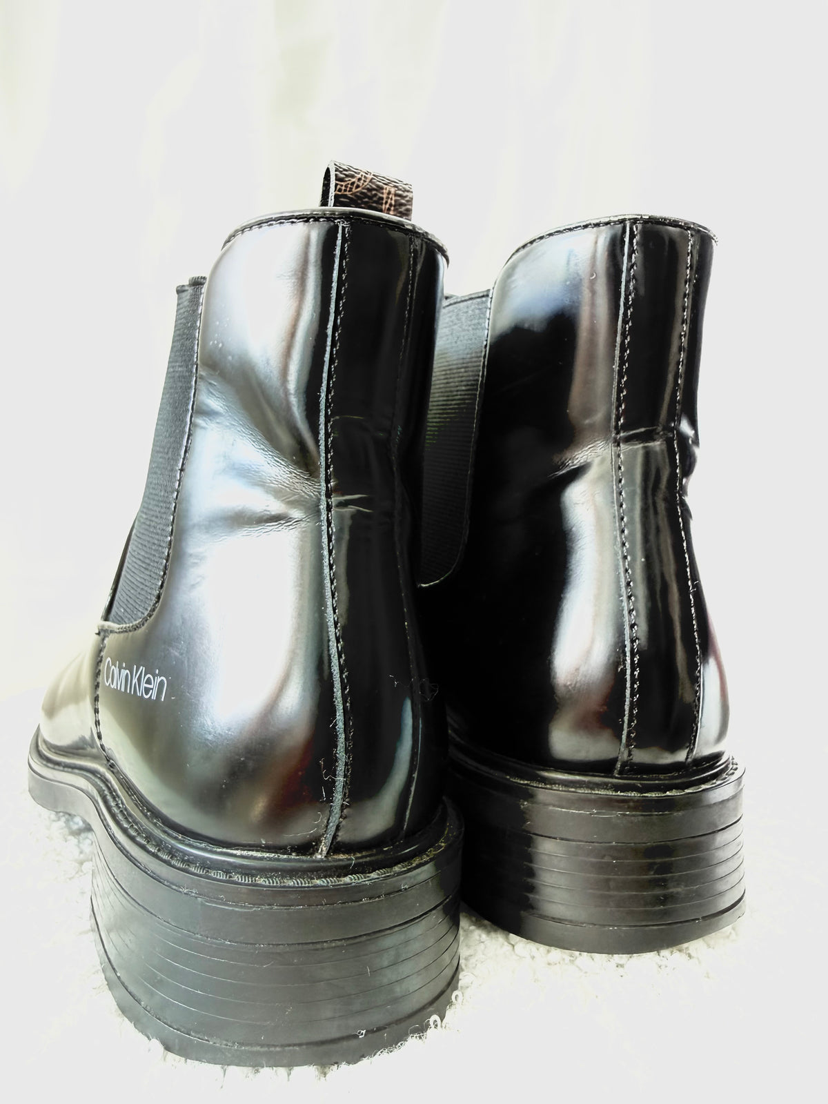 Calvin Klein Chelsea Boots i Läder