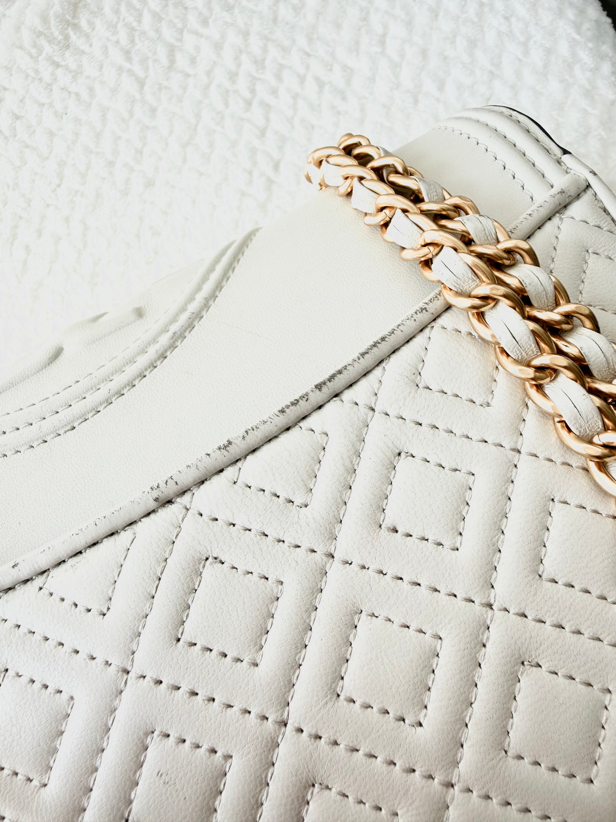 Klassisk Tory Burch Fleming Quilted Väska