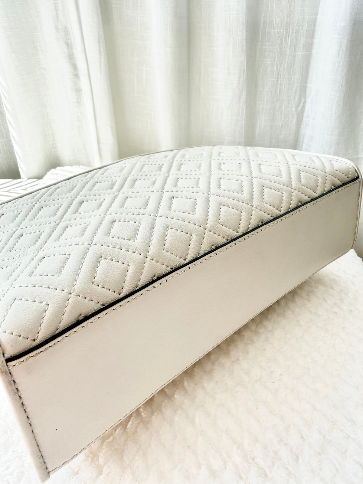 Klassisk Tory Burch Fleming Quilted Väska