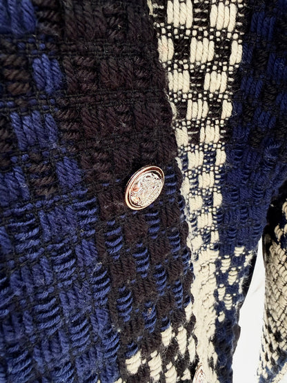 Klassisk checkad blazer