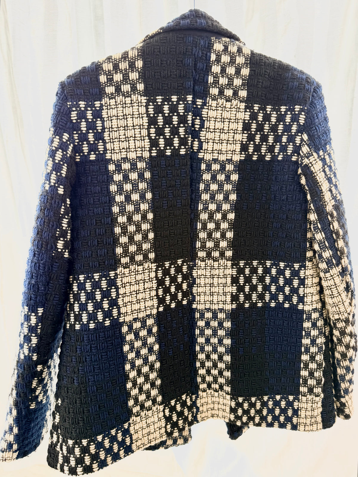 Klassisk checkad blazer