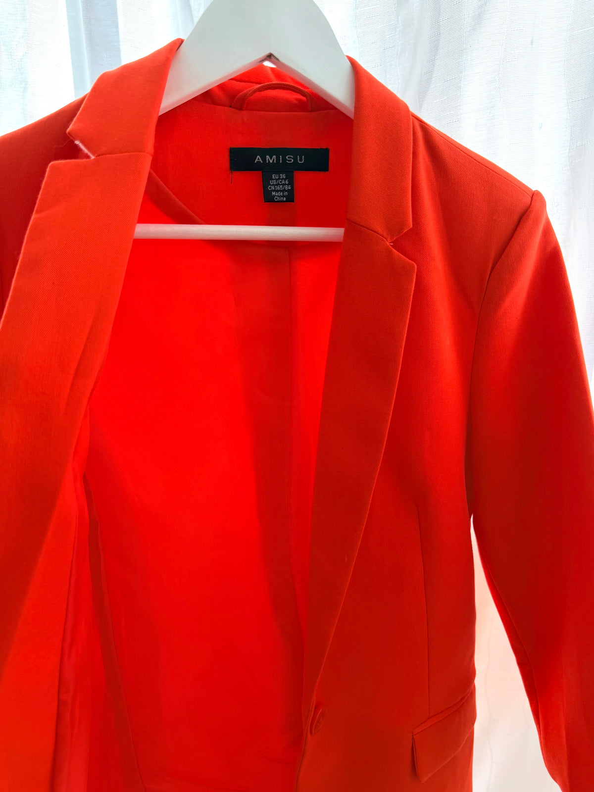 Orange/Röd kavaj