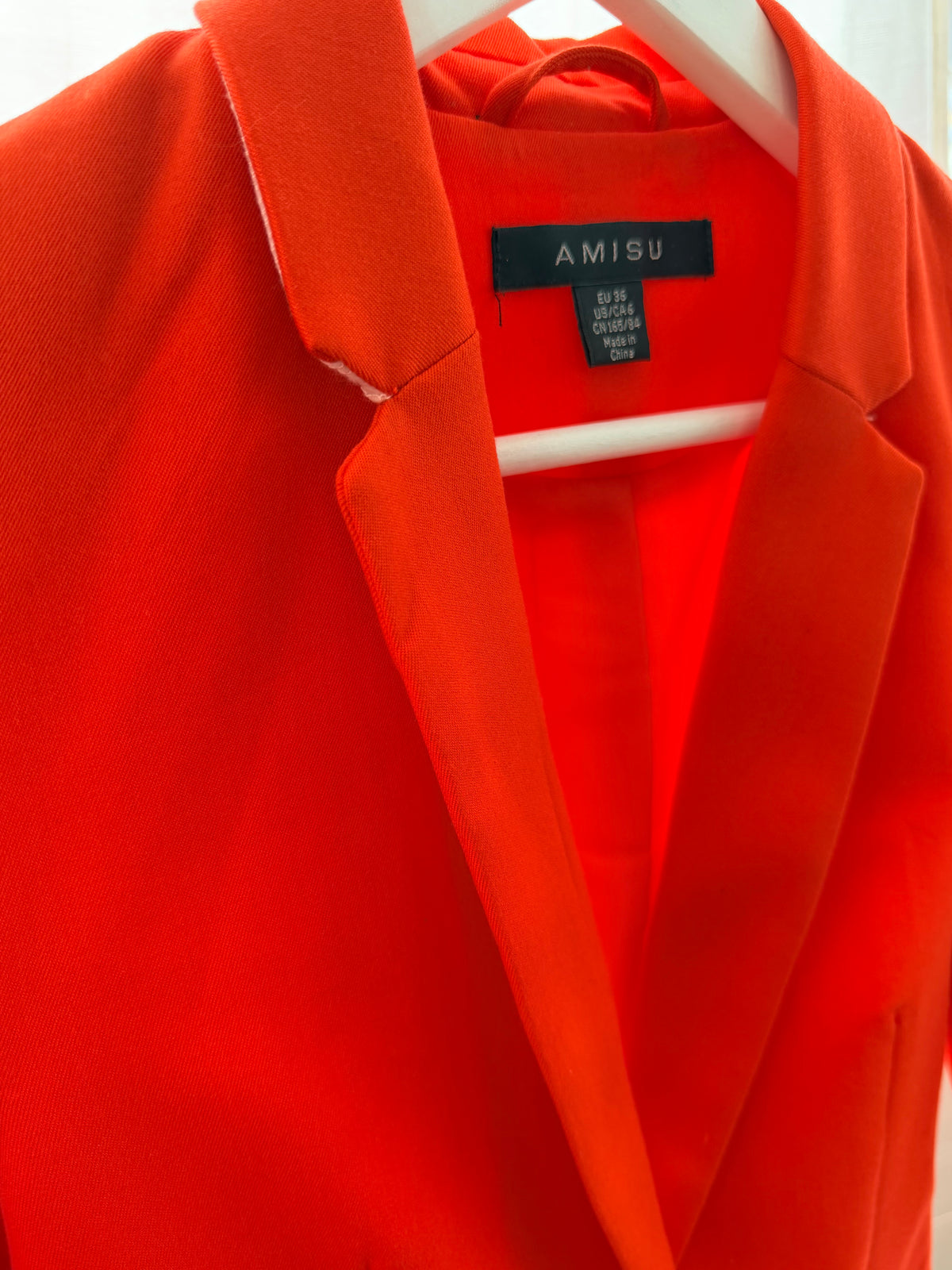 Orange/Röd kavaj