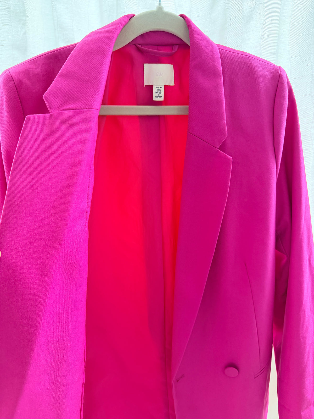 Oversize cerise kavaj