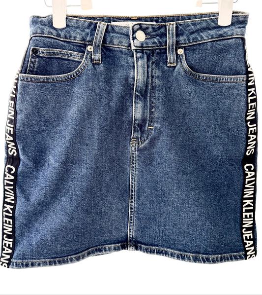 Calvin Klein Jeans Jeanskjol med Logoband