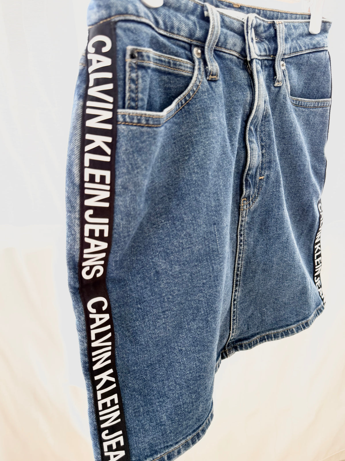 Calvin Klein Jeans Jeanskjol med Logoband