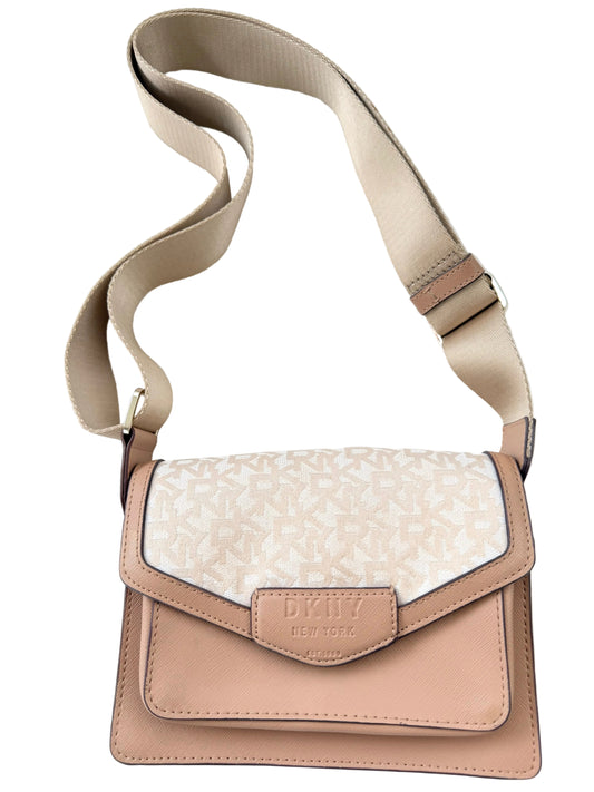 DKNY Flap Crossbody – Beige/Brun