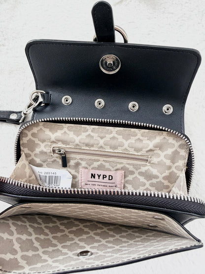NYPD Crossbody & Handledsväska i Svart
