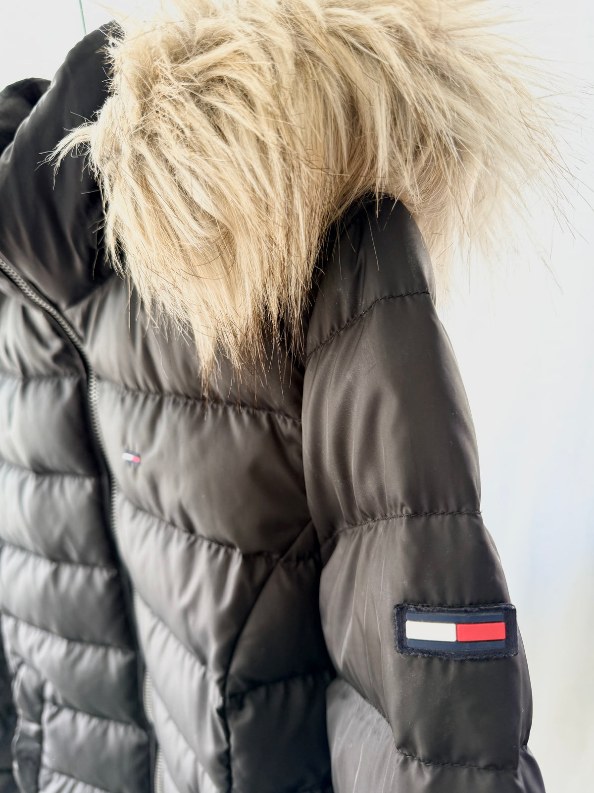 Tommy Jeans Vinterjacka / Dunjacka med Pälshuva