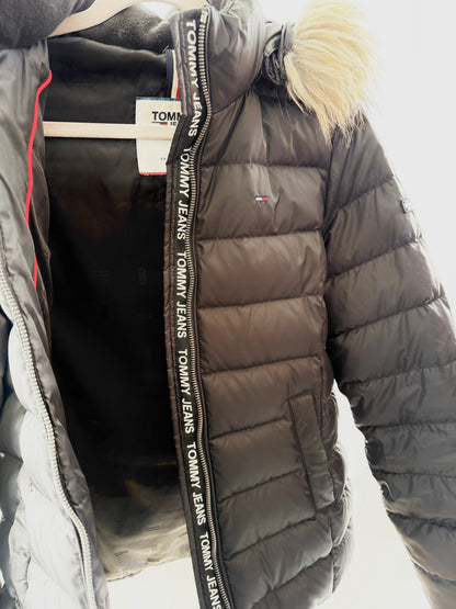 Tommy Jeans Vinterjacka / Dunjacka med Pälshuva