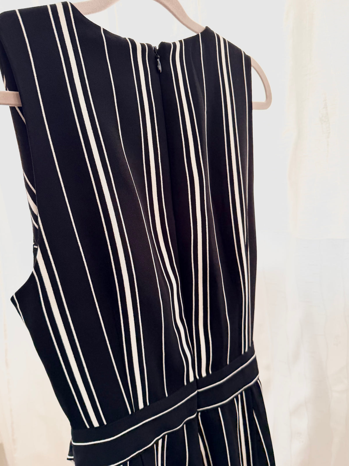 H&M Randig Jumpsuit med Omlott & Knytskärp