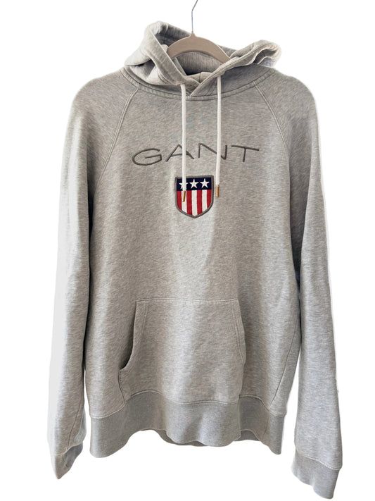 GANT Grå Archive Shield Hoodie