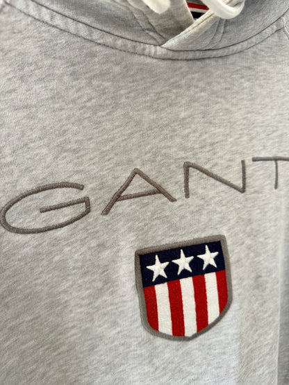 GANT Grå Archive Shield Hoodie