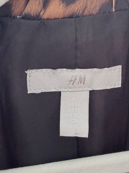 H&M Leopardmönstrad Trenchcoat/Kavaj med Knytbälte