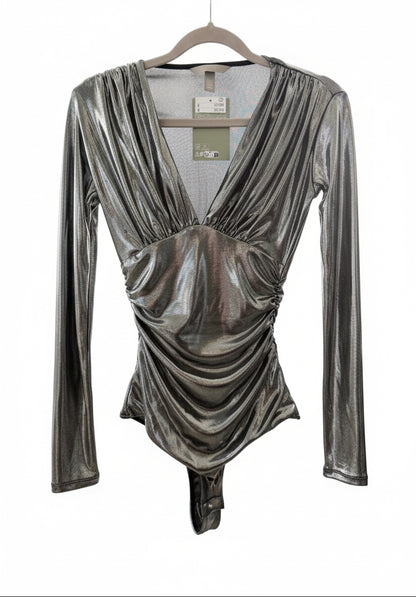 H&M Metallic Draperad Body