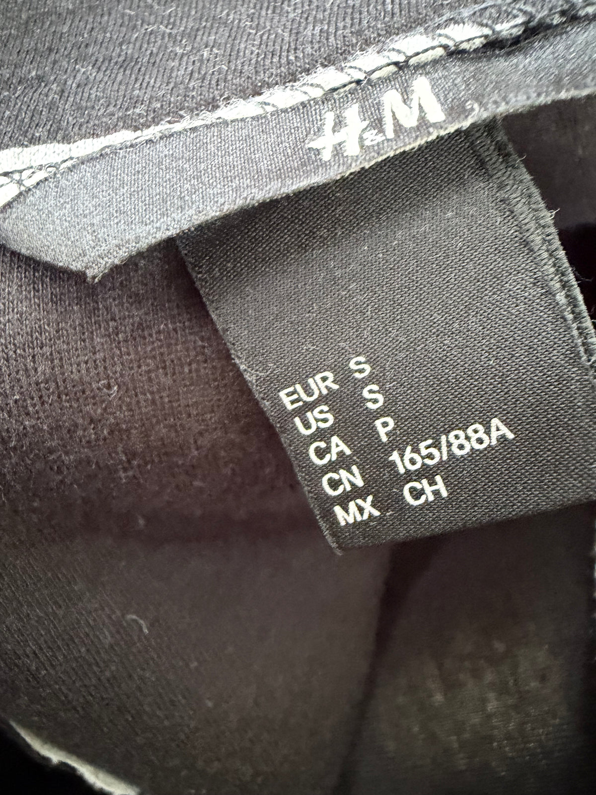 H&M Randig Tröja med Dragkedja i Nacken