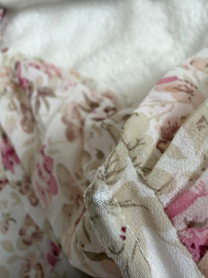 CIDER Blommig Miniklänning med Volanger