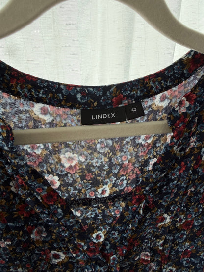 Lindex V-Ringad Blommig Klänning / Tunika
