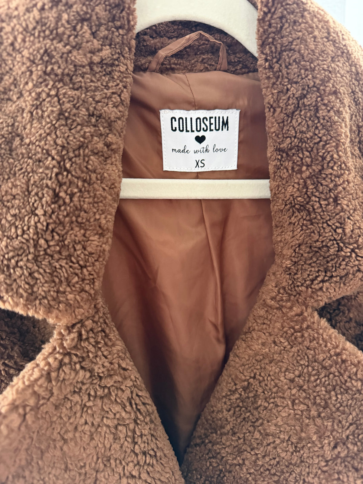 Colloseum Chokladbrun Teddykappa