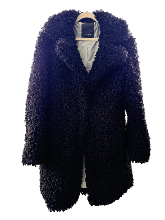 Rockandblue Svart Teddykappa / Curly Faux Fur