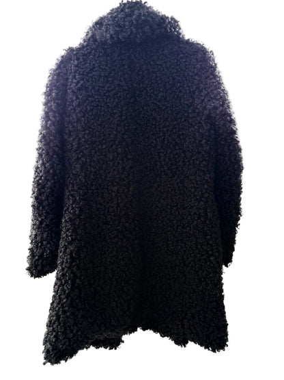 Rockandblue Svart Teddykappa / Curly Faux Fur