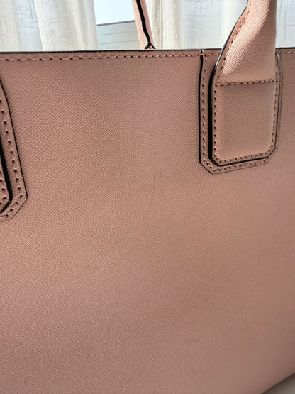 Karl Lagerfeld Pastellrosa Saffiano Tote