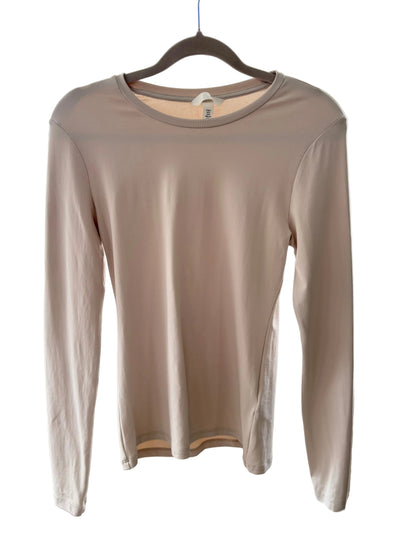 H&M Långärmad Trikåtopp Beige