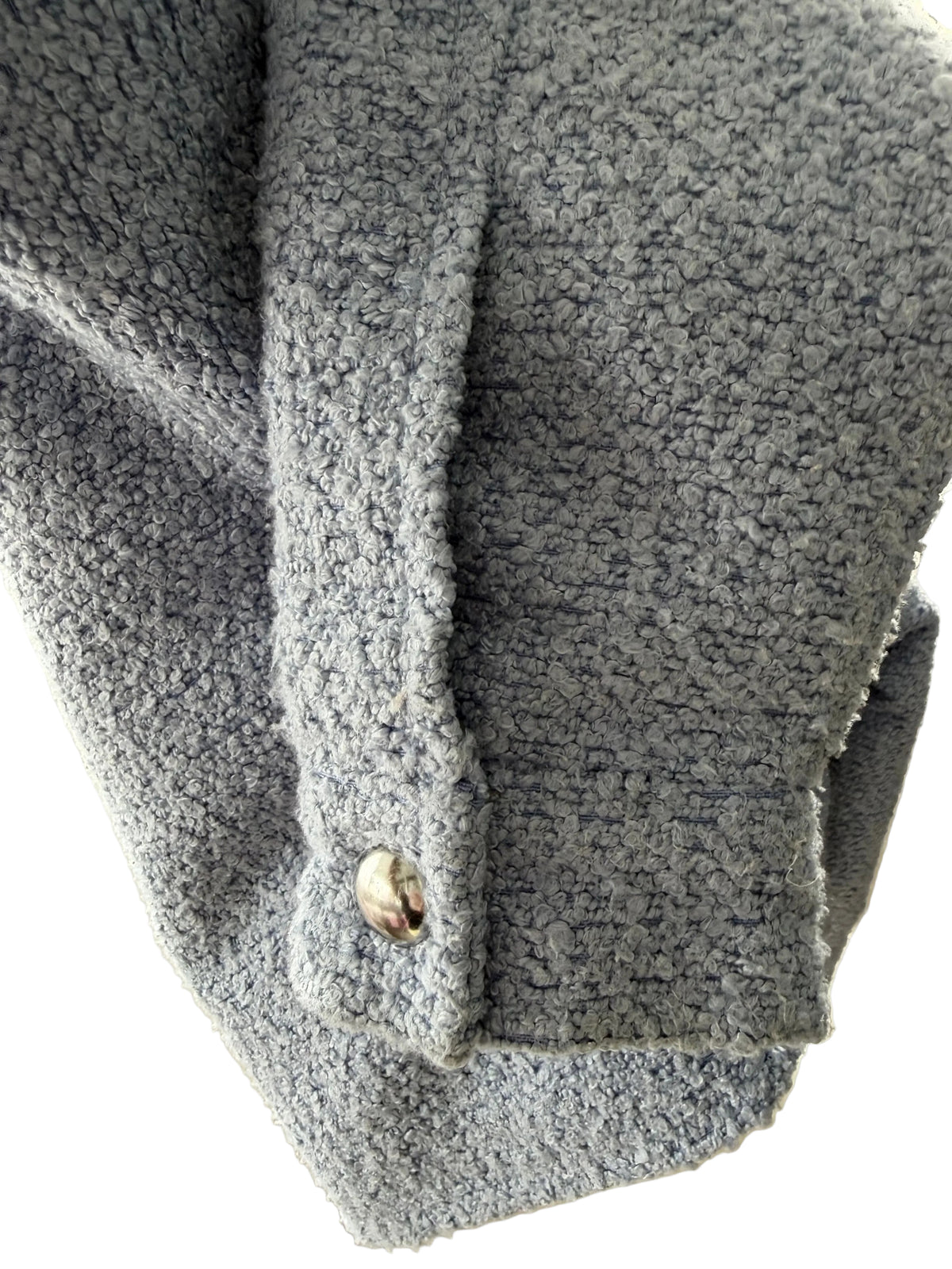 H&M Kort Boucléjacka med Silverknappar